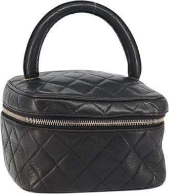 Chanel Pre-owned Handbags, female, Black, Size: ONE SIZE Pre-owned Vintage Hand Bag