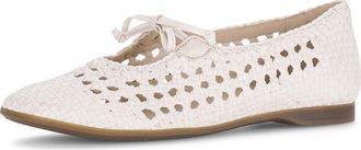 Gabor Woven Ballet Flat in Creme at Nordstrom, Size 3.5