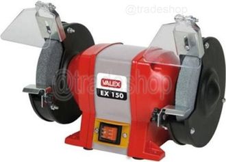 Trade Shop TrAdE Shop Traesio - Smerigliatrice Da Banco Doppia Ex150 Mola Pietra Affila 250 Watt Valex 1400114