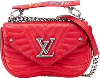 Louis Vuitton Pre-owned Padded Leather Shoulder Bag - Dames - Vintage Schoudertas - Rood - ONE Size - Leer - Vintage