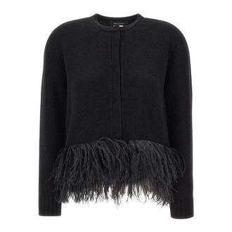 Fabiana Filippi Truien & Vesten, Dames, Zwart, S, Wol, Cardigan
