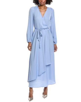 Vince Camuto Wrap Front Maxi Dress