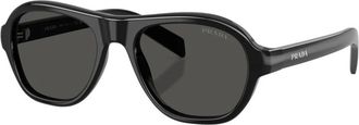 Prada PR D14S Zonnebril - Heren - Accessoires - Zwart - Maat: 54 MM Polyamide