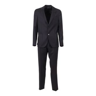Lardini Abito Iconic Drop 7 REG - male - Lardini - Single Breasted Suits - Blue - L - Suits