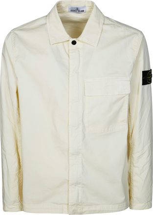 Stone Island Off-White Compass Logo Shirt Jacket