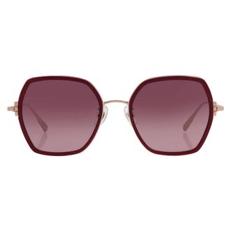 Chopard Burgundy Butterfly Ladies Sunglasses SCHL02V 08FC 54