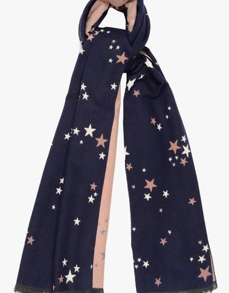 Tutti & Co Womens Distance Scarf - Navy