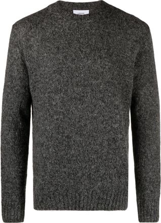 Lardini fishermans-knit m&eacute;lange jumper - men - Nylon/Alpaca/Wool - S - Grey