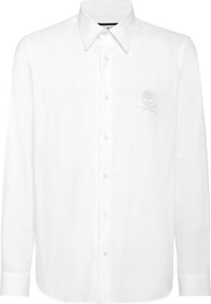 Philipp Plein Regular Fit Overhemd Visgraat