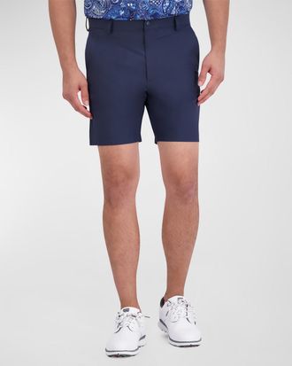 Robert Graham Mens Aster Stretch Flat-Front Shorts