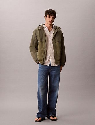 Calvin Klein Nylon windjack met capuchon