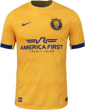 Nike Utah Royals FC 2025 Stadium Home Nike Mens Dri-FIT NWSL Replica Jersey in Yellow | P35556UTRO-VMZ