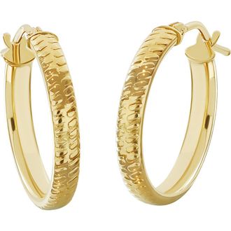 Bony Levy 14K Hoop Earrings in 14K Yellow Gold at Nordstrom