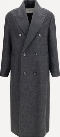 Ami Long double-breasted wool Coat Female 34