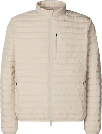 Save The Duck Jassen, Heren, Beige, M, Beige Jas voor Mannen en Vrouwen