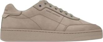 Saint Laurent Schoenen, Heren, Grijs, 42 1/2 EU, Su&egrave;de, Sl/61 Sneakers