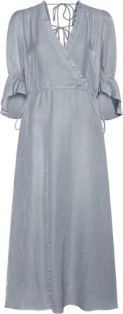 Bruuns Bazaar Dames, Jurken, Blauw, Maat: M Viscose