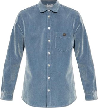 Moschino Hombre, Camisas, Azul, Talla: S