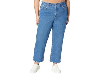 Levi's Plus Size Ribcage Straight Ankle Womens Jeans Jazz Pop 1 : 18W M, Elastane/Denim/Cotton