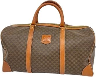 Celine Vintage, unisex, Bruin, ONE Size, Pre-owned Vintage Plastic Weekendtas