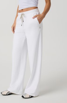 Vuori Clothing Halo Essential Wideleg Pants - Long | White | XS, Size Extra Small