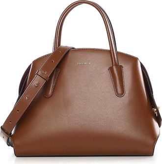 Coccinelle Mavery Large Suede Shoulder Bag