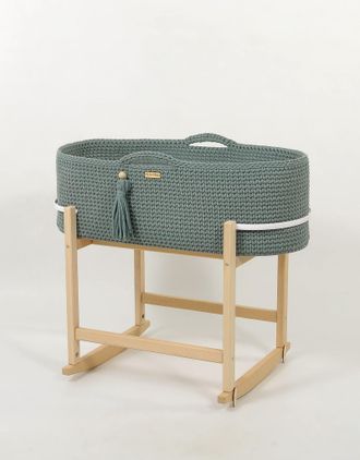 OEM Cesta Mois&eacute;s Boho Hecha A Mano Con Cuna - Laurel
