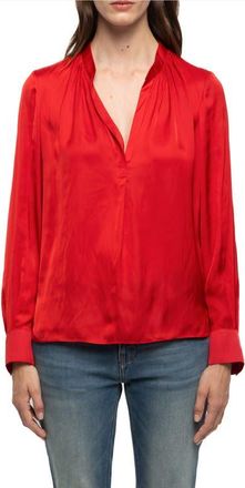 Zadig&Voltaire Tink Satin Blouse in Love at Nordstrom, Size X-Small