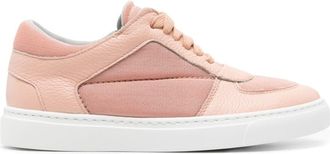 Fabiana Filippi mesh-panels leather sneakers - women - Leather - 37 - Pink