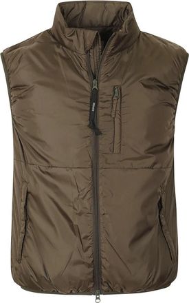 Aspesi Nylon Gewatteerd Gilet Marineblauw - Heren - Bodywarmers - Groen - XL - Nylon - Jassen