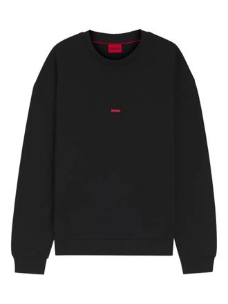 HUGO BOSS dog-print sweatshirt - men - Cotton - S - Black