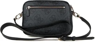 Guess Womens Crossbody Bag Coal Logo Polyurethane Crossbody-bags
