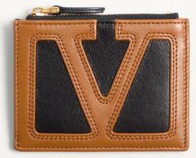 Valentino Garavani Portacarte Valentino Garavani Viva Superstar In Nappa Uomo NERO/SPEZIA UNI