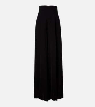 Max Mara Elegante cady wide-leg pants