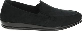 Rohde Heren Pantoffels Zwart Stoffen Bovenkant - Heren - Loafers - Zwart - 43 EU - Schoenen