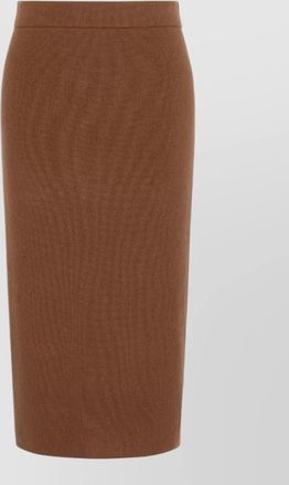 Max Mara cashmere wool high-rise pencil skirt