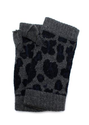Bespoke Leopard Print Mittens