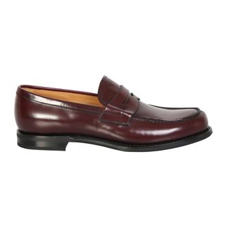 Churchs Loafers, male, Brown, Size: 9 US Bordeaux Loafer Shoes Aw23