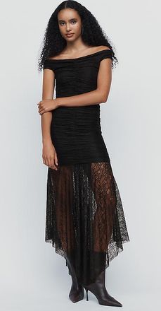 Maeve Lace Knit Midi Dress