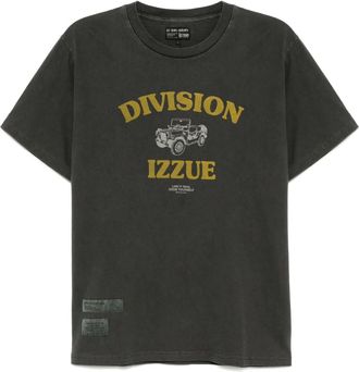 Izzue graphic-print T-shirt - men - Cotton - L - Grey