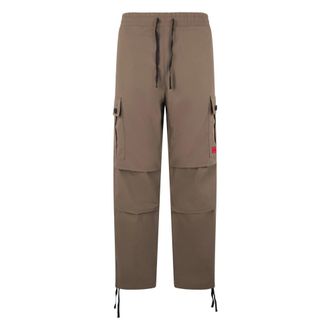 HUGO BOSS Garlo Cargo Broek - Heren - Broeken - Bruin - Maat: M Katoen