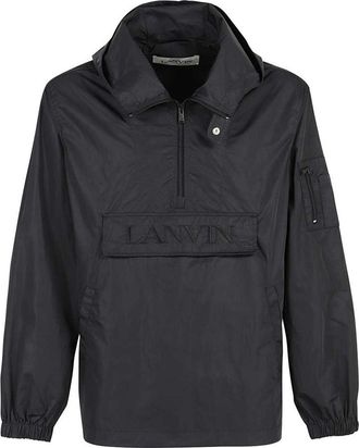 Lanvin Logo Hooded Windbreaker