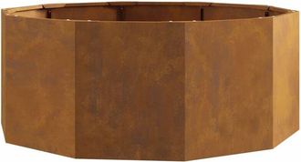 vidaXL Planter Rusty 90 x 90 x 35 cm Weathering Steel vidaXL