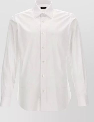 Barba cotton oxford shirt