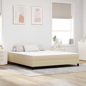 vidaXL Estructura De Cama Con Colch&oacute;n Gris 80 X 200 Cm Cuero Sint&eacute;tico