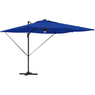 vidaXL Parasol Roma Azul 286 X 285 X 270 Cm Aluminio, Poli&eacute;ster Vidaxl