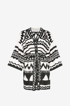 Eres Baumwollkimono mit Motiv Silence