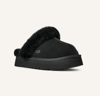 UGG Womens Disquette Slipper In Black