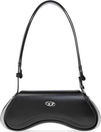 Diesel Shoulder Bag Play - Dames - Schoudertassen - Zwart - ONE Size - Leer - Tassen