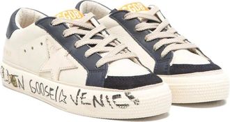 Golden Goose May Sneakers In Two-Tone Leather
